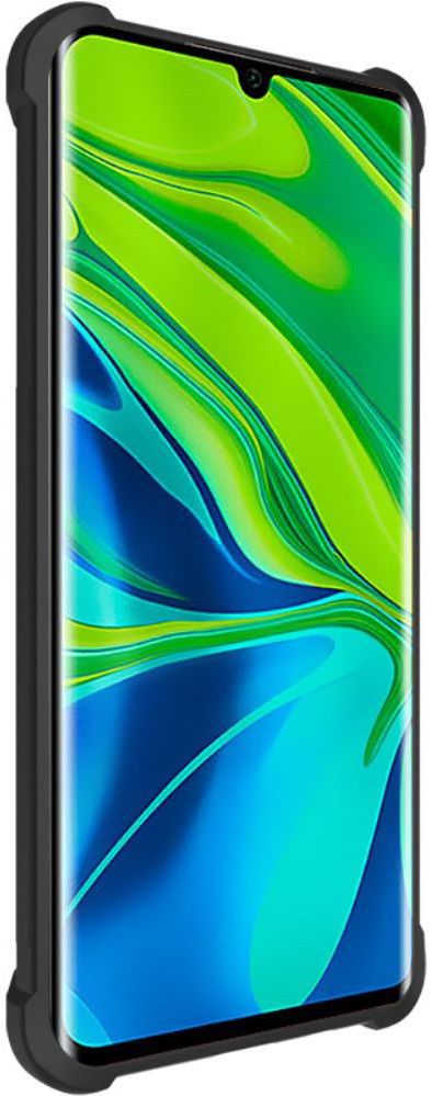 IMAK Xiaomi Mi Note 10 Pro Hoesje TPU met Screenprotector Metaal Zwart afbeelding 4