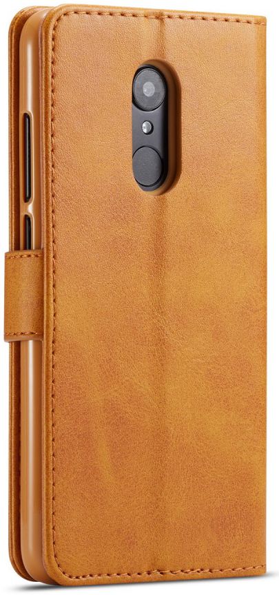 Xiaomi Redmi 8 PU Lederen Portemonnee Bookcase Hoesje Bruin afbeelding 1