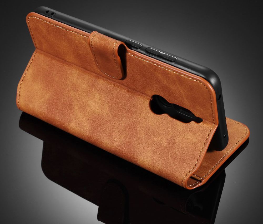 DG Ming Retro Portemonnee Xiaomi Redmi 8 Hoesje Bruin afbeelding 13