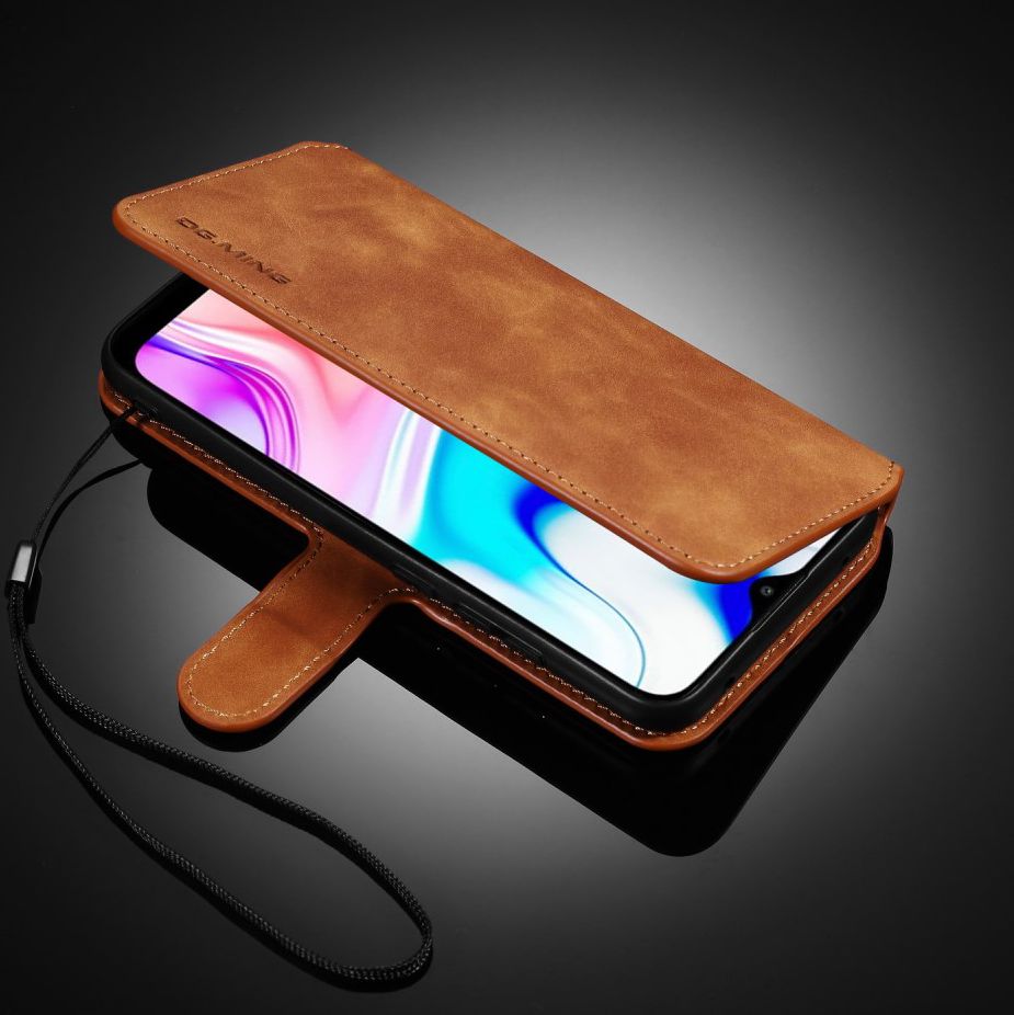 DG Ming Retro Portemonnee Xiaomi Redmi 8 Hoesje Bruin afbeelding 14