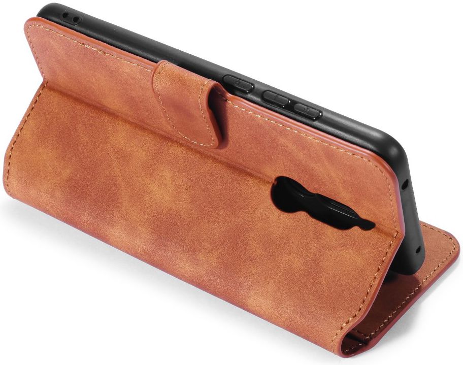 DG Ming Retro Portemonnee Xiaomi Redmi 8 Hoesje Bruin afbeelding 7