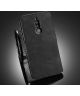 DG Ming Retro Portemonnee Xiaomi Redmi 8 Hoesje Zwart