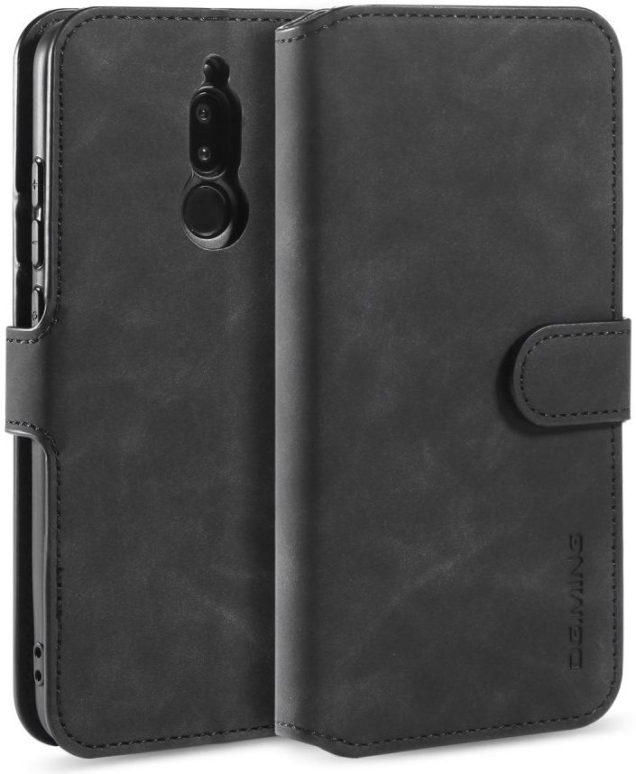 DG Ming Retro Portemonnee Xiaomi Redmi 8 Hoesje Zwart afbeelding 3