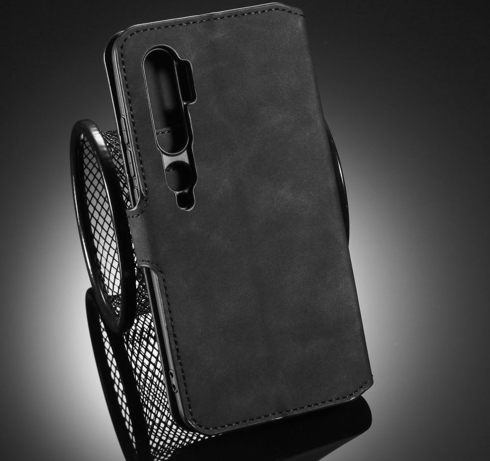 DG Ming Retro Portemonnee Xiaomi Mi Note 10 (Pro) Hoesje Zwart afbeelding 9