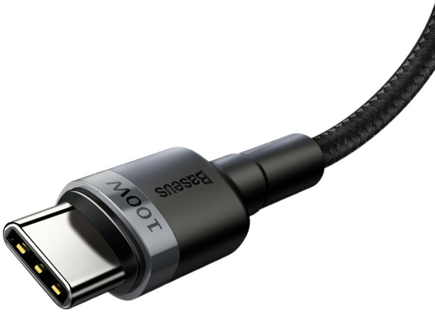 Baseus Cafule Series 100W PD2.0 Flash Charge USB-C Kabel 2m Grijs afbeelding 5