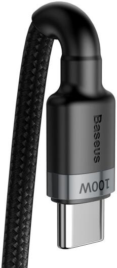 Baseus Cafule Series 100W PD2.0 Flash Charge USB-C Kabel 2m Grijs afbeelding 4