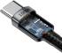 Baseus Cafule Series 100W PD2.0 Flash Charge USB-C Kabel 2m Grijs afbeelding 6
