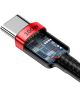 Baseus Cafule Series 100W PD2.0 Flash Charge USB-C Kabel 2m Rood