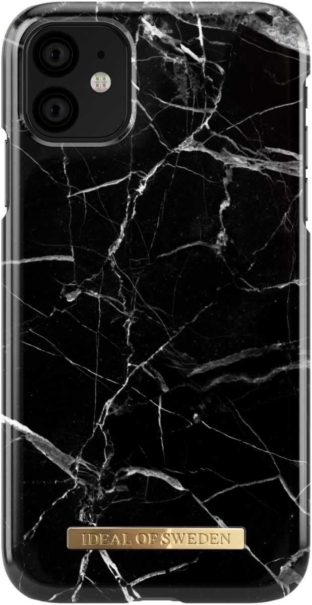 iDeal of Sweden Fashion Apple iPhone 11 Hoesje Black Marble afbeelding 1