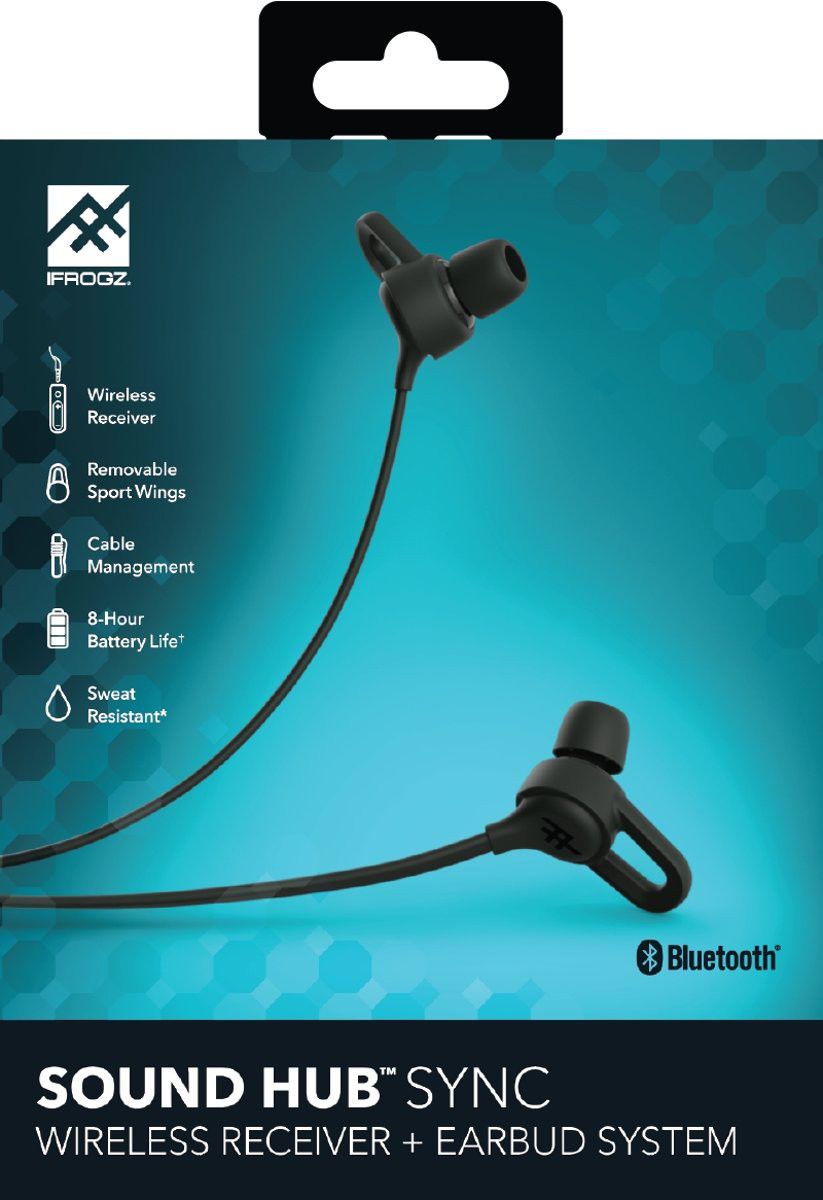 iFrogz Earbud Sound Hub Sync In-Ear Bluetooth Headset Zwart afbeelding 5