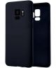 HappyCase Samsung Galaxy S9 Siliconen Back Cover Hoesje Donkerblauw