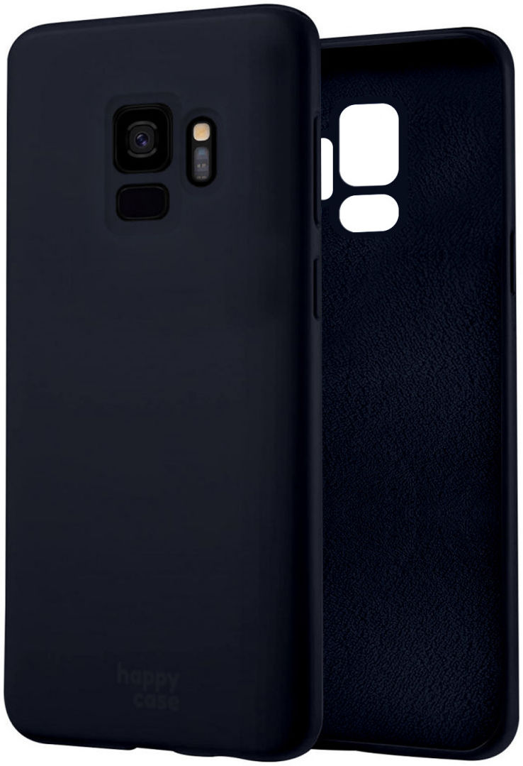 HappyCase Samsung Galaxy S9 Siliconen Back Cover Hoesje Donkerblauw afbeelding 2