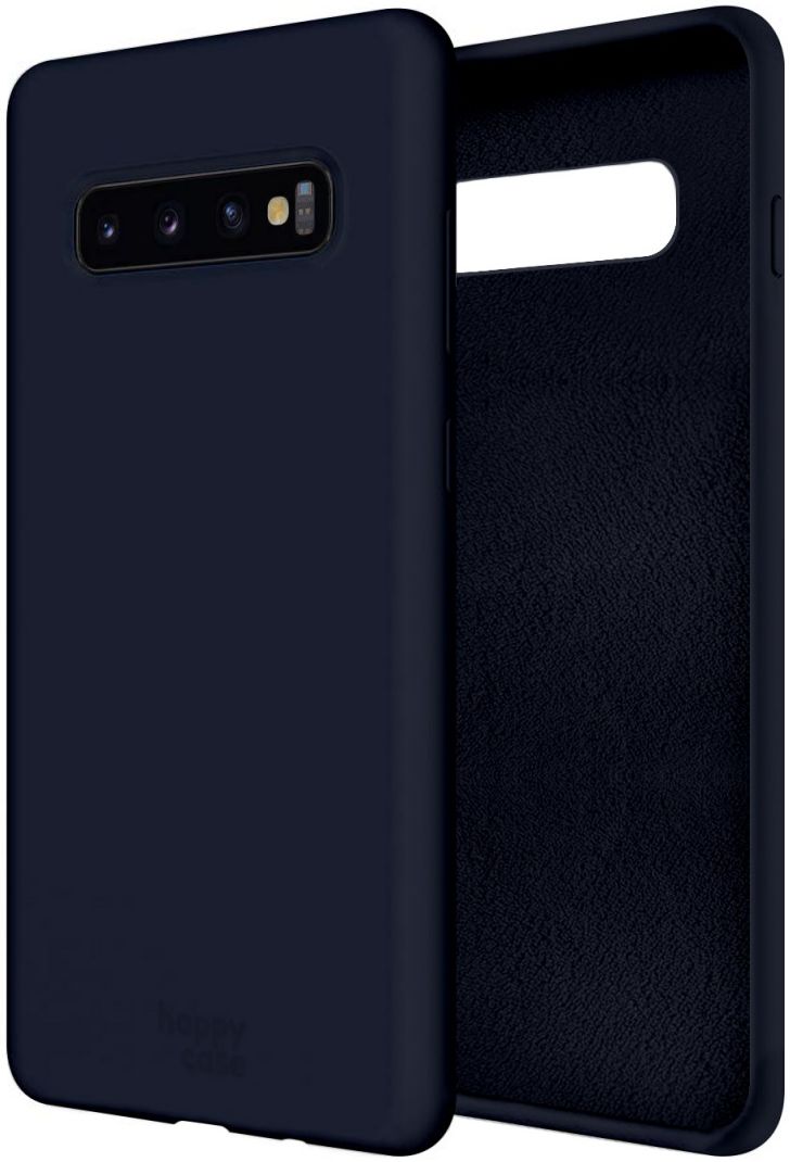 HappyCase Samsung Galaxy S10 Siliconen Back Cover Hoesje Donkerblauw afbeelding 7