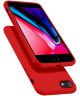 HappyCase Apple iPhone 7 / 8 Siliconen Back Cover Hoesje Rood