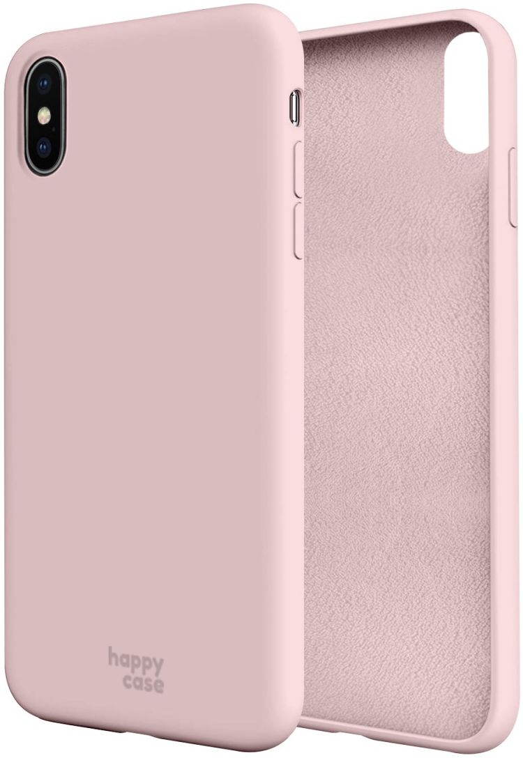 HappyCase Apple iPhone X(S) Siliconen Back Cover Hoesje Roze afbeelding 11