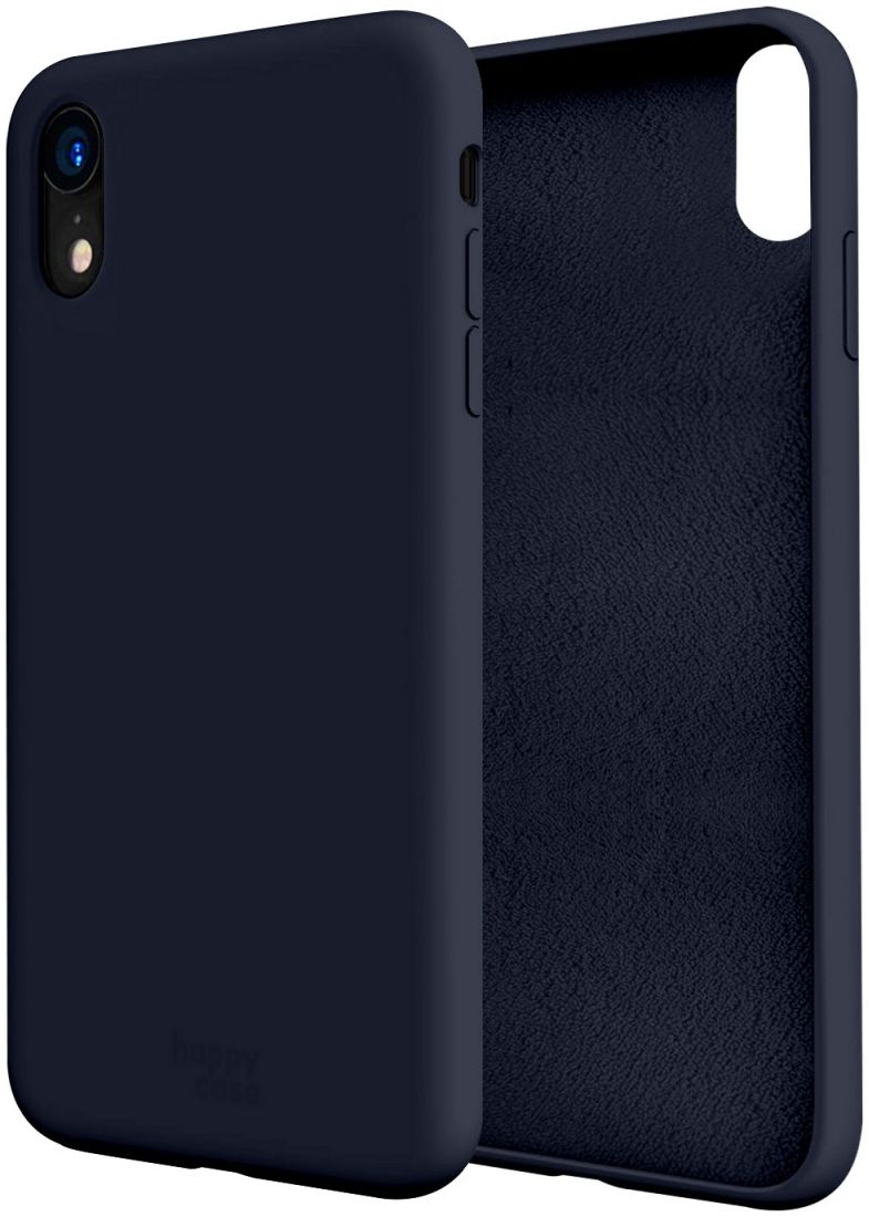 HappyCase Apple iPhone XR Hoesje Siliconen Back Cover Donker Blauw afbeelding 8