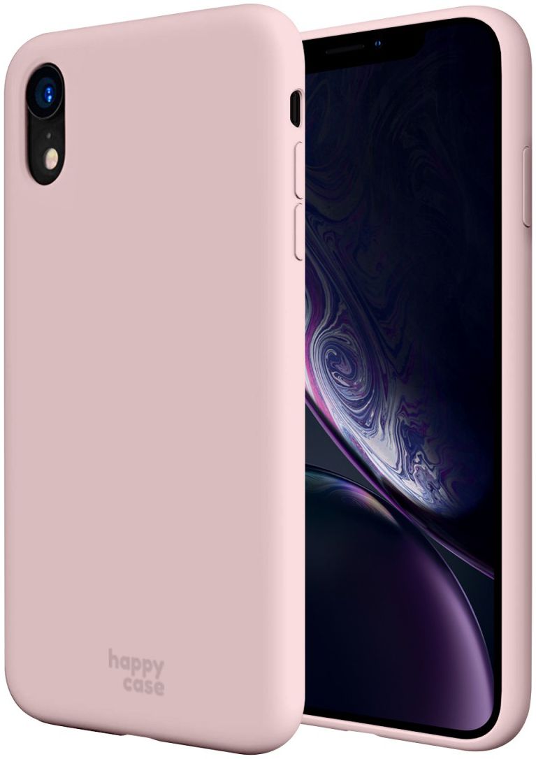 HappyCase Apple iPhone XR Hoesje Siliconen Back Cover Roze afbeelding 1