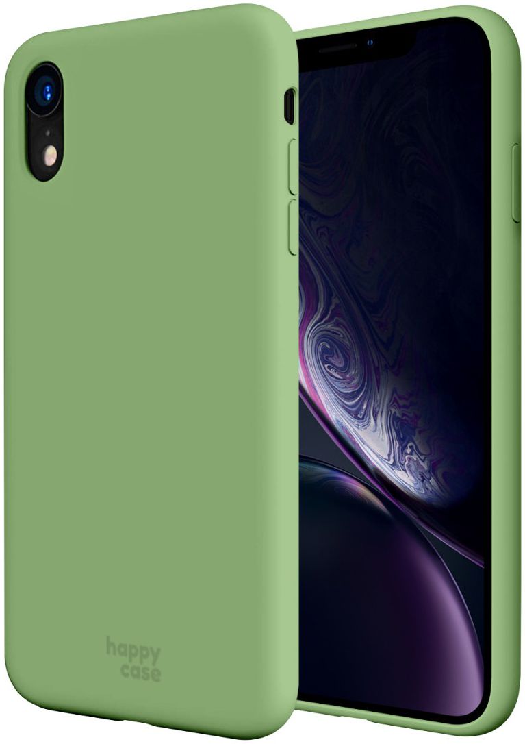 HappyCase Apple iPhone XR Hoesje Siliconen Back Cover Mint Groen afbeelding 1