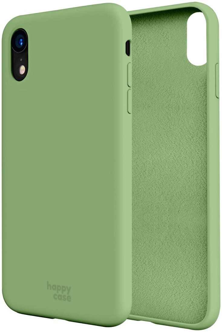 HappyCase Apple iPhone XR Hoesje Siliconen Back Cover Mint Groen afbeelding 6