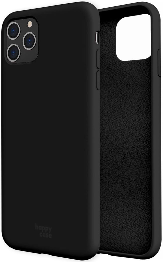 HappyCase Apple iPhone 11 Pro Siliconen Back Cover Hoesje Zwart afbeelding 8