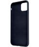 HappyCase Apple iPhone 11 Pro Siliconen Back Cover Hoesje Donker Blauw