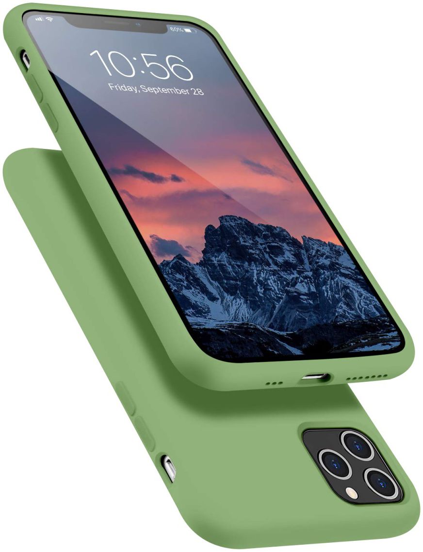 HappyCase Apple iPhone 11 Pro Siliconen Back Cover Hoesje Mint Groen afbeelding 2