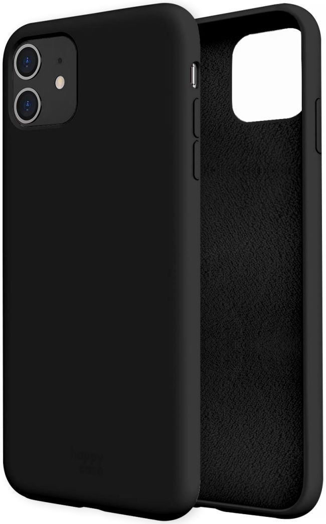 HappyCase Apple iPhone 11 Hoesje Siliconen Back Cover Zwart afbeelding 8