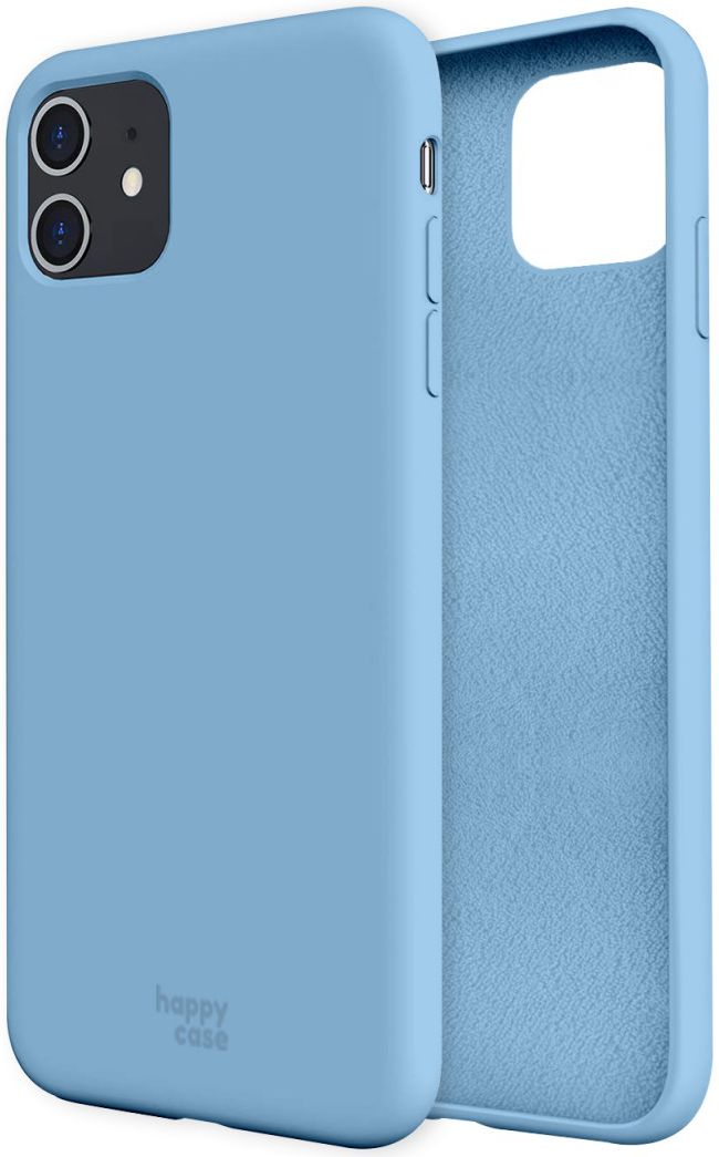 HappyCase Apple iPhone 11 Hoesje Siliconen Back Cover Blauw afbeelding 7