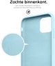 HappyCase Apple iPhone 11 Hoesje Siliconen Back Cover Licht Blauw