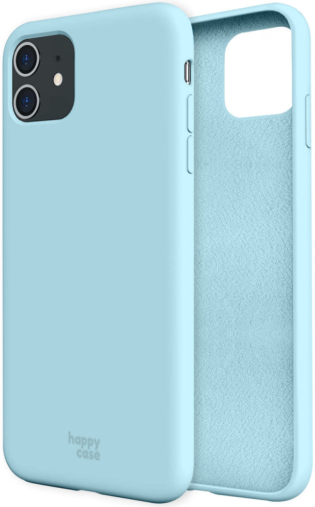 HappyCase Apple iPhone 11 Hoesje Siliconen Back Cover Licht Blauw afbeelding 7