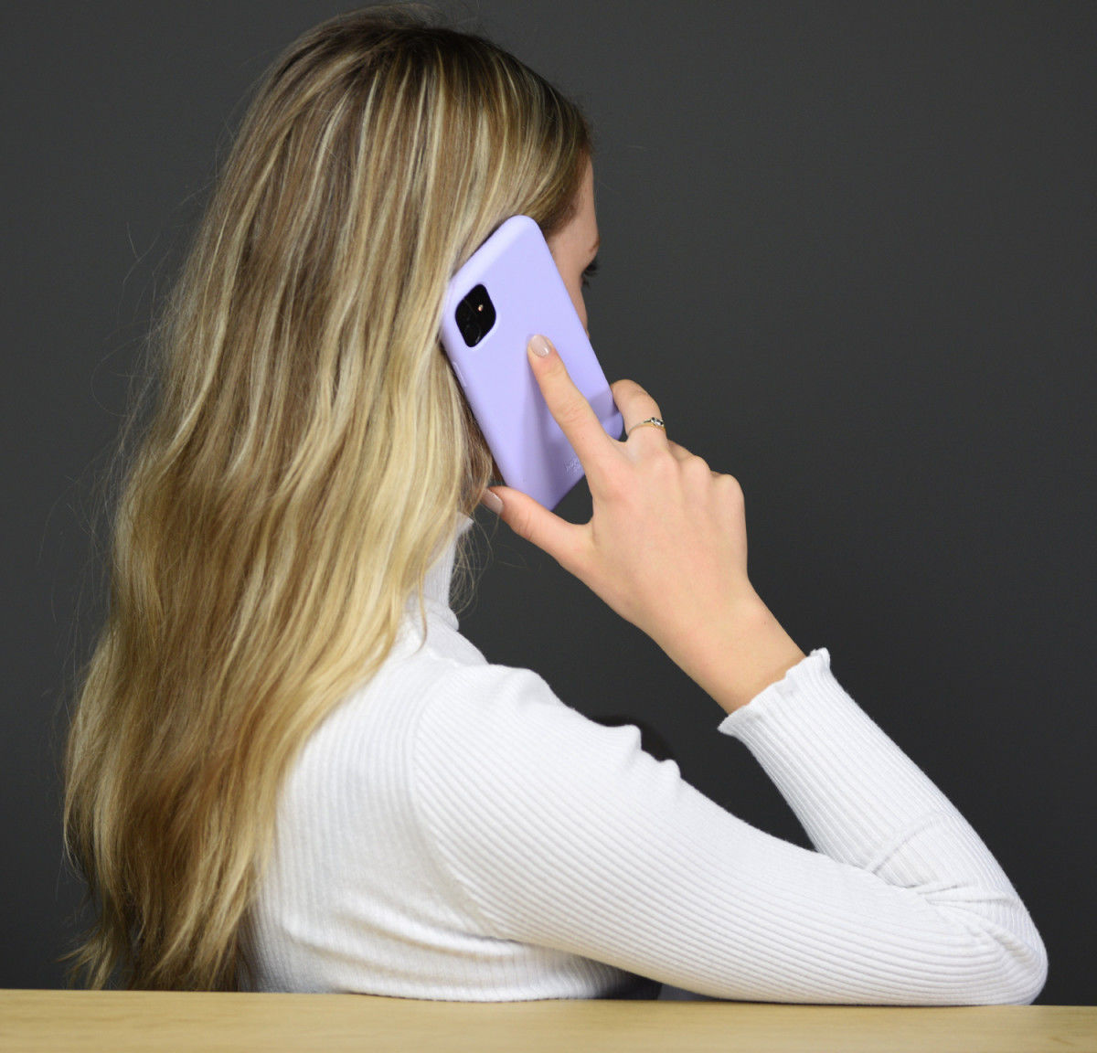 HappyCase Apple iPhone 11 Hoesje Siliconen Back Cover Paars afbeelding 5