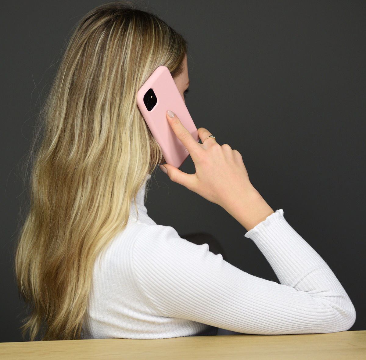 HappyCase Apple iPhone 11 Hoesje Siliconen Back Cover Donker Roze afbeelding 4