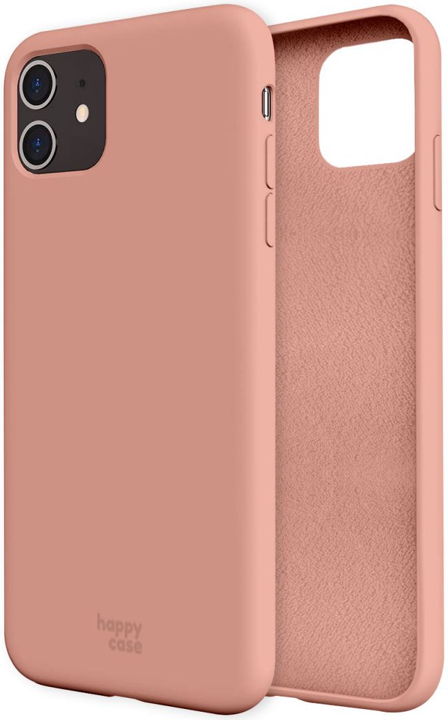 HappyCase Apple iPhone 11 Hoesje Siliconen Back Cover Donker Roze afbeelding 7