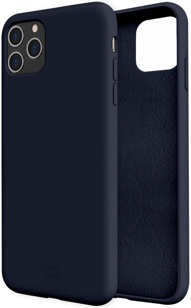 HappyCase iPhone 11 Pro Max Siliconen Back Cover Hoesje Donker Blauw afbeelding 8