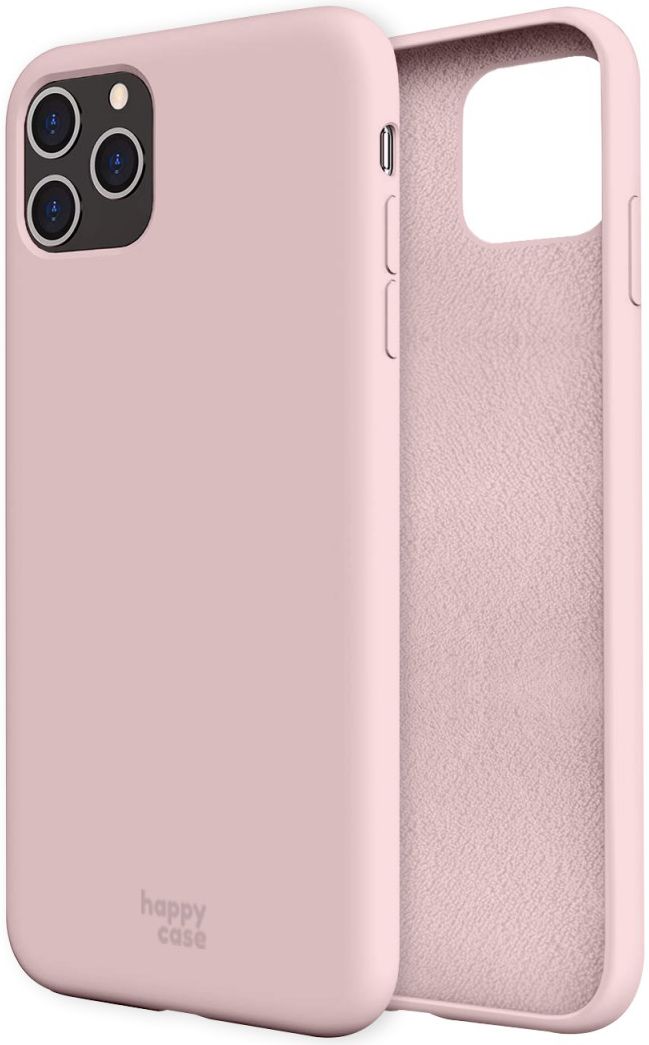 HappyCase iPhone 11 Pro Max Siliconen Back Cover Hoesje Roze afbeelding 11