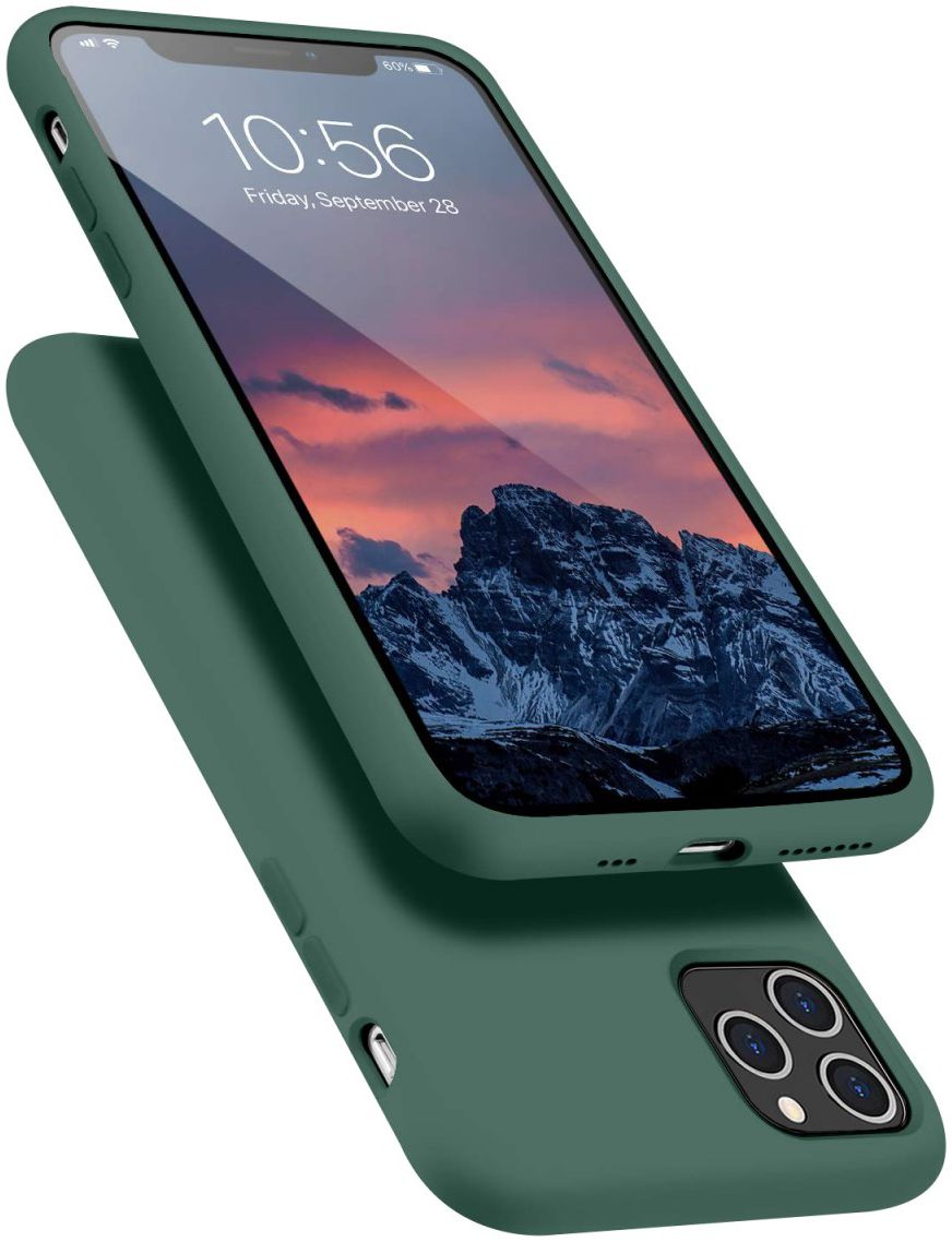HappyCase iPhone 11 Pro Max Siliconen Back Cover Groen afbeelding 2