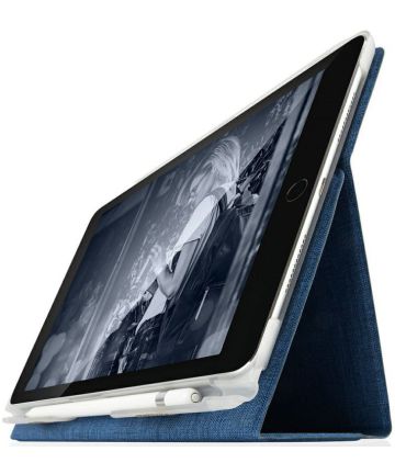 STM Atlas Apple iPad Air 2019 / Pro 10.5 (2017) Flip Hoes Blauw Hoesjes
