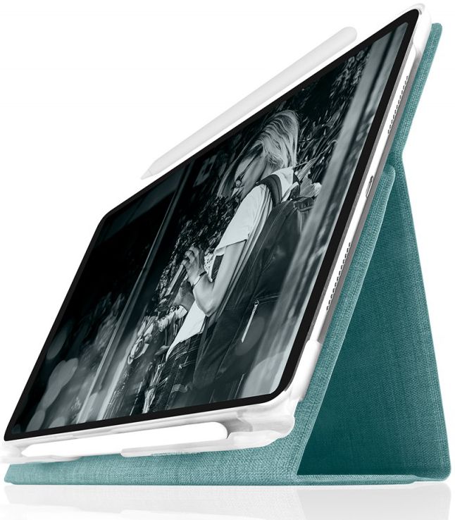 STM Atlas Apple iPad Pro 11 (2018) Flip Hoes Groen afbeelding 1