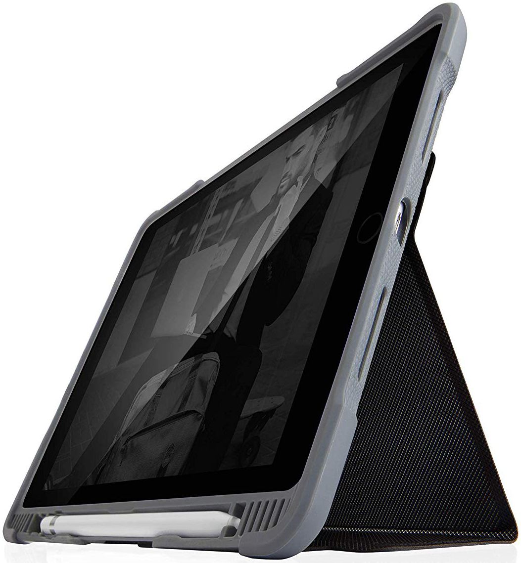 STM Dux Plus Duo iPad Air 2019 / iPad Pro 10.5 2017 Flip Hoes Zwart afbeelding 1