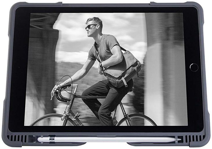STM Dux Plus Duo iPad Air 2019 / iPad Pro 10.5 2017 Flip Hoes Zwart afbeelding 3
