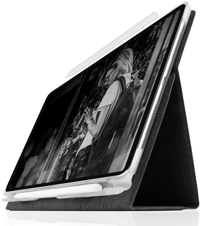 STM Atlas Apple iPad Pro 11 (2018/2020/2021) Flip Hoes Zwart afbeelding 1