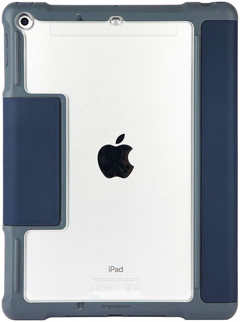 STM Dux Plus Duo Apple iPad 2017 / 2018 / Air / Air 2 Flip Hoes Blauw afbeelding 2