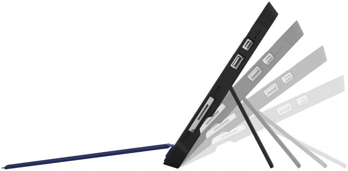 STM Dux Microsoft Surface Pro 2017 / 4 / 6 Zwart afbeelding 2