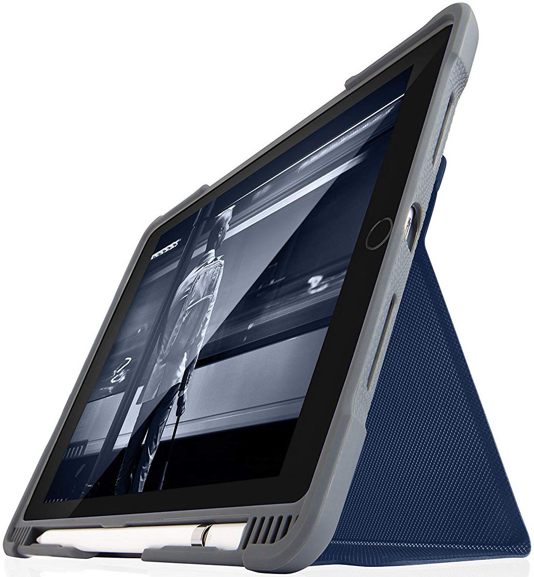 STM Dux Plus Apple iPad Pro 12.9 (2017 / 2018) Book Case Blauw afbeelding 1