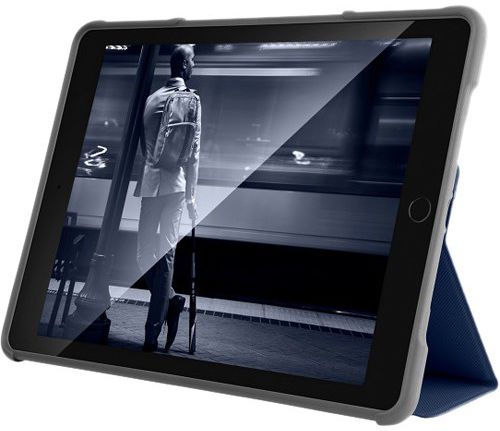 STM Dux Apple iPad 2017 / 2018 / Air / Air 2 Flip Hoes Blauw afbeelding 6