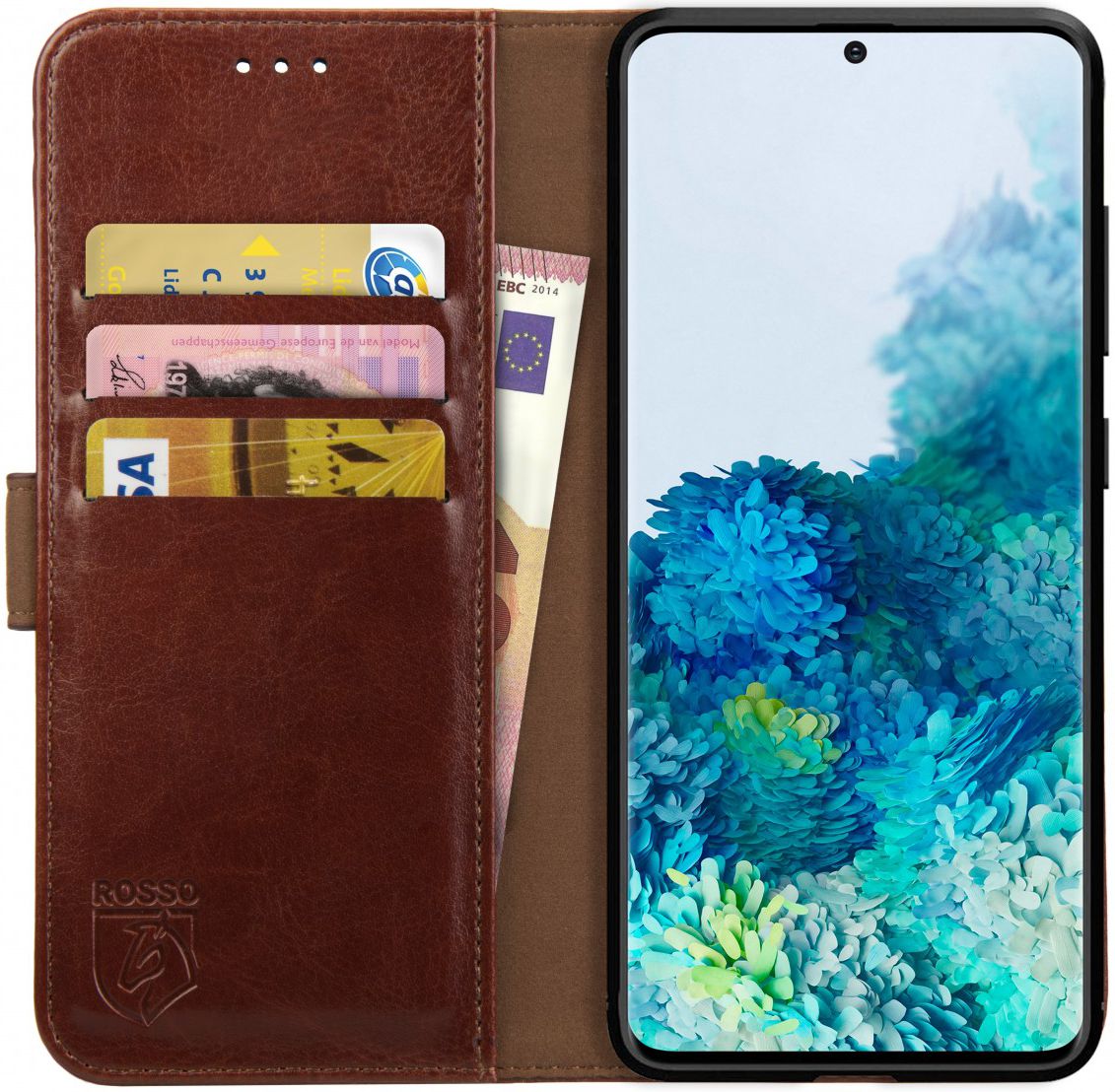Rosso Element Samsung Galaxy S20 Plus Hoesje Book Cover Bruin afbeelding 1