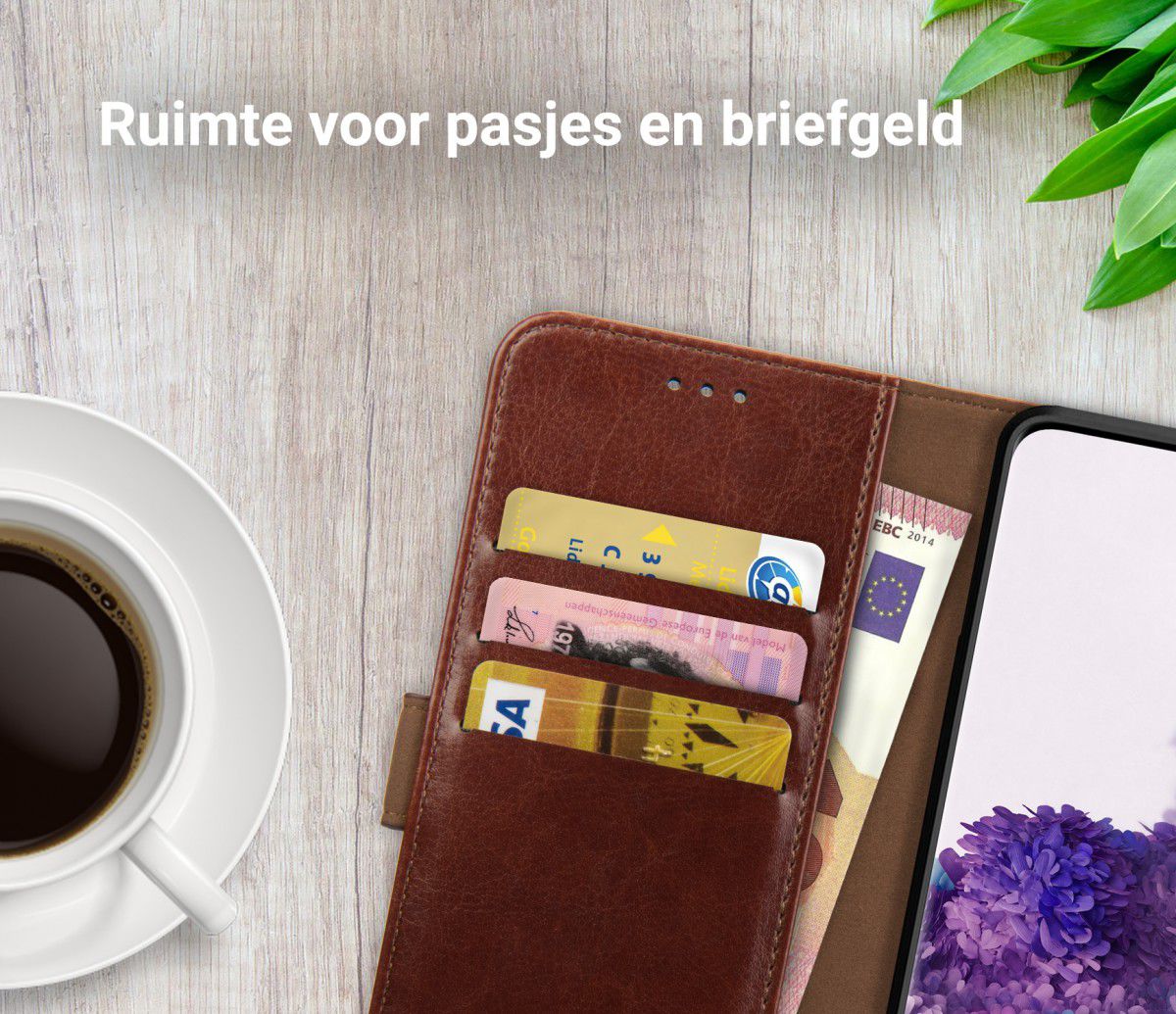 Rosso Element Samsung Galaxy S20 Hoesje Book Cover Bruin afbeelding 9