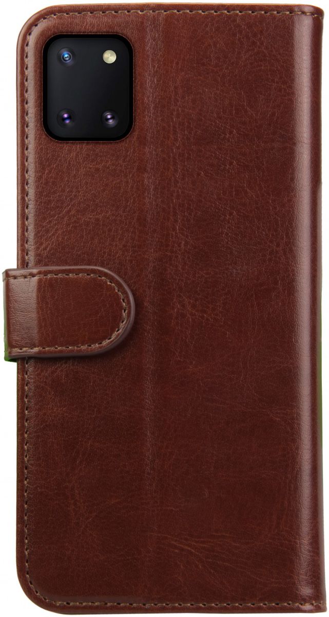 Rosso Element Samsung Galaxy Note 10 Lite Hoesje Book Cover Bruin afbeelding 2