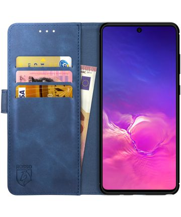 Rosso Element Samsung Galaxy S10 Lite Hoesje Book Cover Blauw Hoesjes