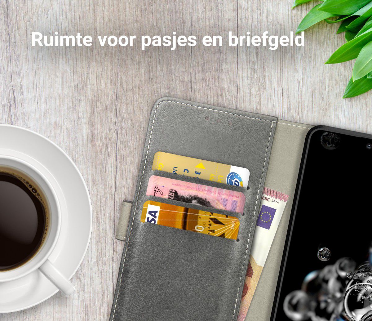 Rosso Element Samsung Galaxy S20 Ultra Hoesje Book Cover Grijs afbeelding 8